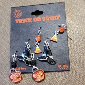 Set of 3 Halloween Earrings